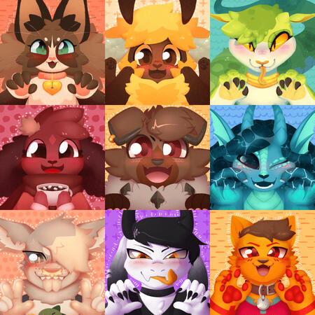 Compiled icon commissions